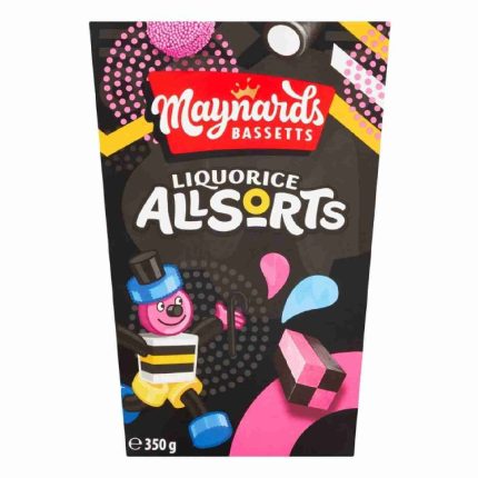 Maynards Bassetts Liquorice Allsorts Carton 350g